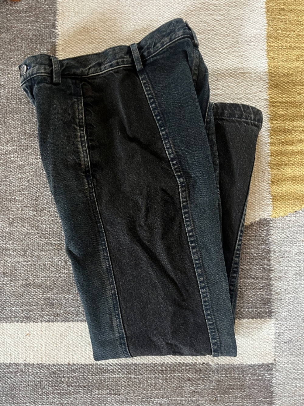 Rachel Comey Tamar Jean Mission Combo Denim Wide Leg Size 0 - Picture 3 of 9